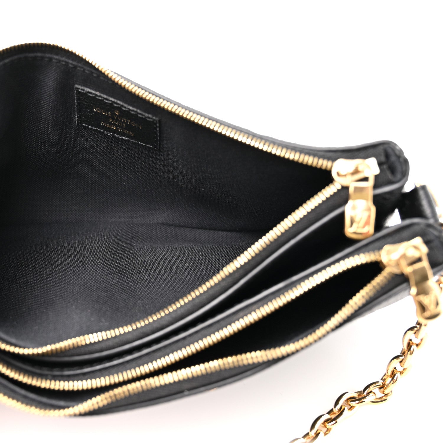 Louis Vuitton Empreinte Monogram Liv Pochette Black 4 of 9