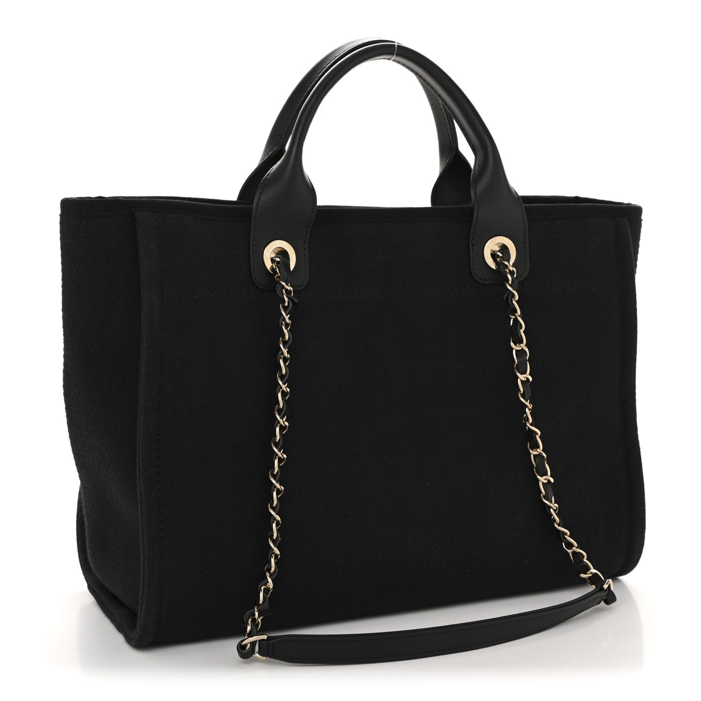 Mixed Fibers Small Deauville Tote Black