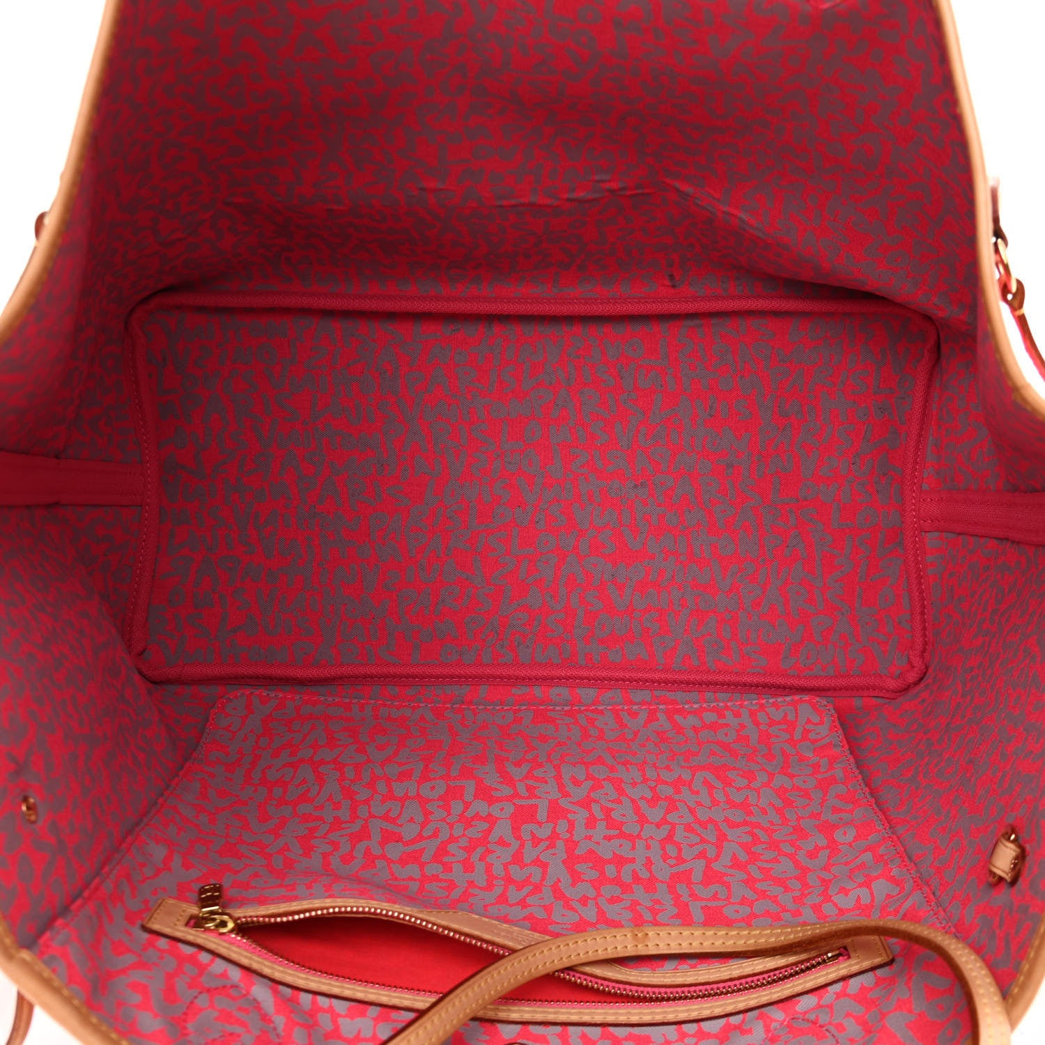 Louis Vuitton Monogram Graffiti Neverfull GM Fuchsia 5 of 11