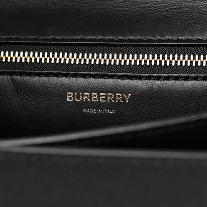 Burberry Grained Calfskin Medium TB Bag Black 6 of 9