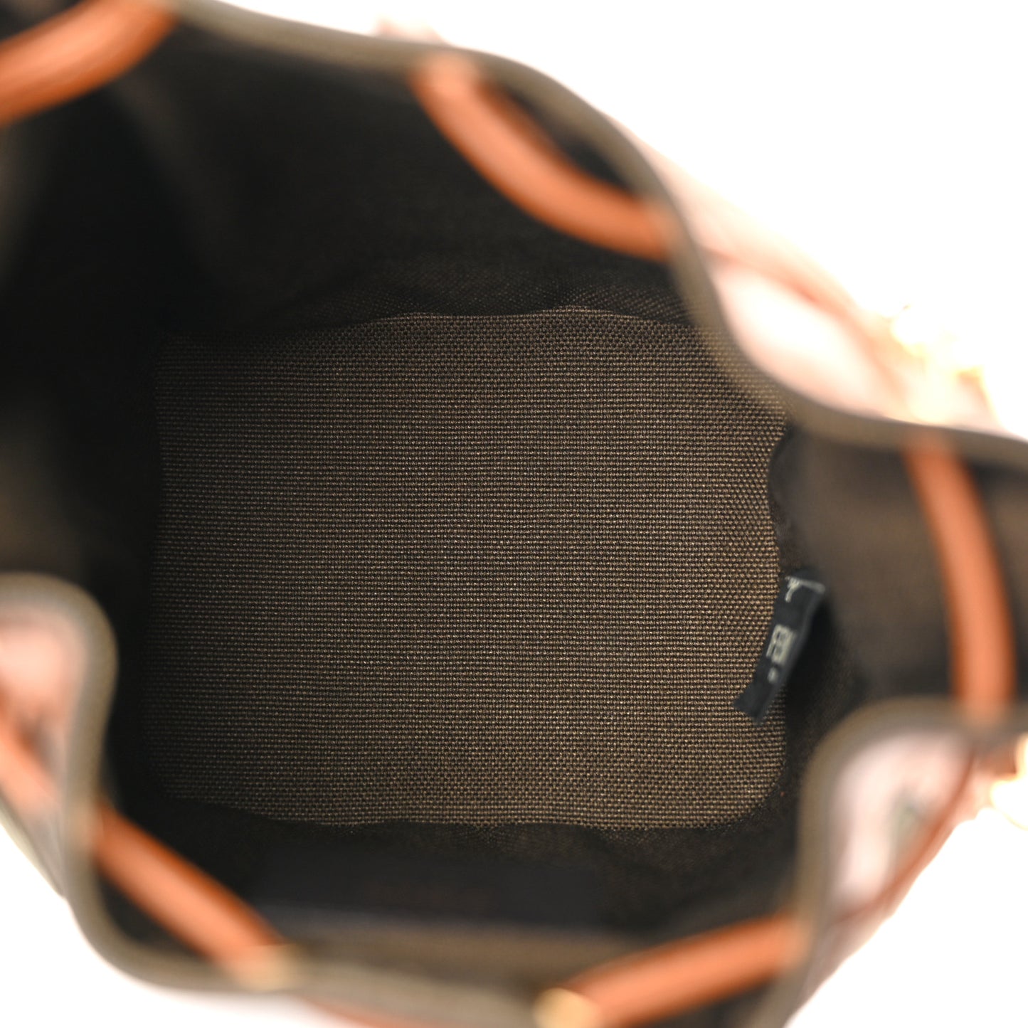Canvas Vitello King F is Fendi FF Embroidered Mini Mon Tresor Bucket Bag Amazzonia Cuoio