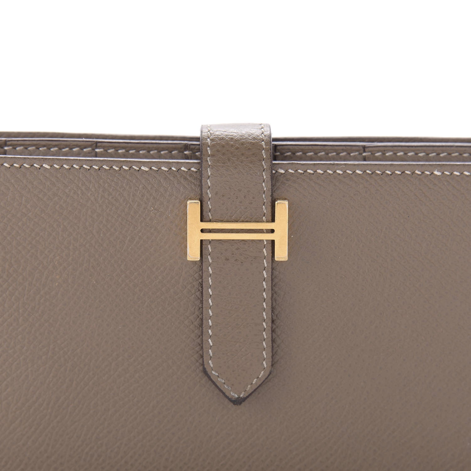 Hermes Epsom Bearn Gusset Wallet Etoupe 9 of 9