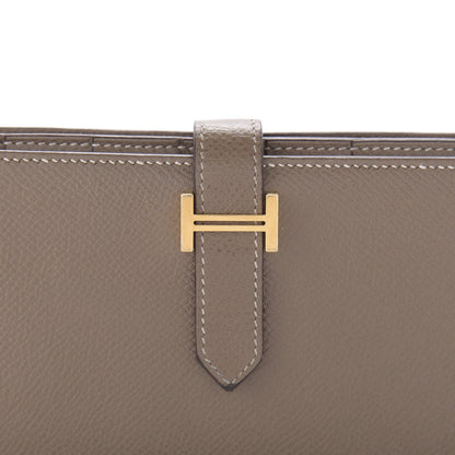 Hermes Epsom Bearn Gusset Wallet Etoupe 9 of 9