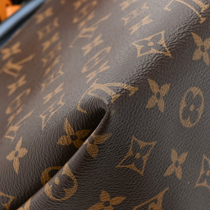 Louis Vuitton Monogram Beaubourg Hobo Mini Bordeaux Red Peach Safran Jean Blue 10 of 11