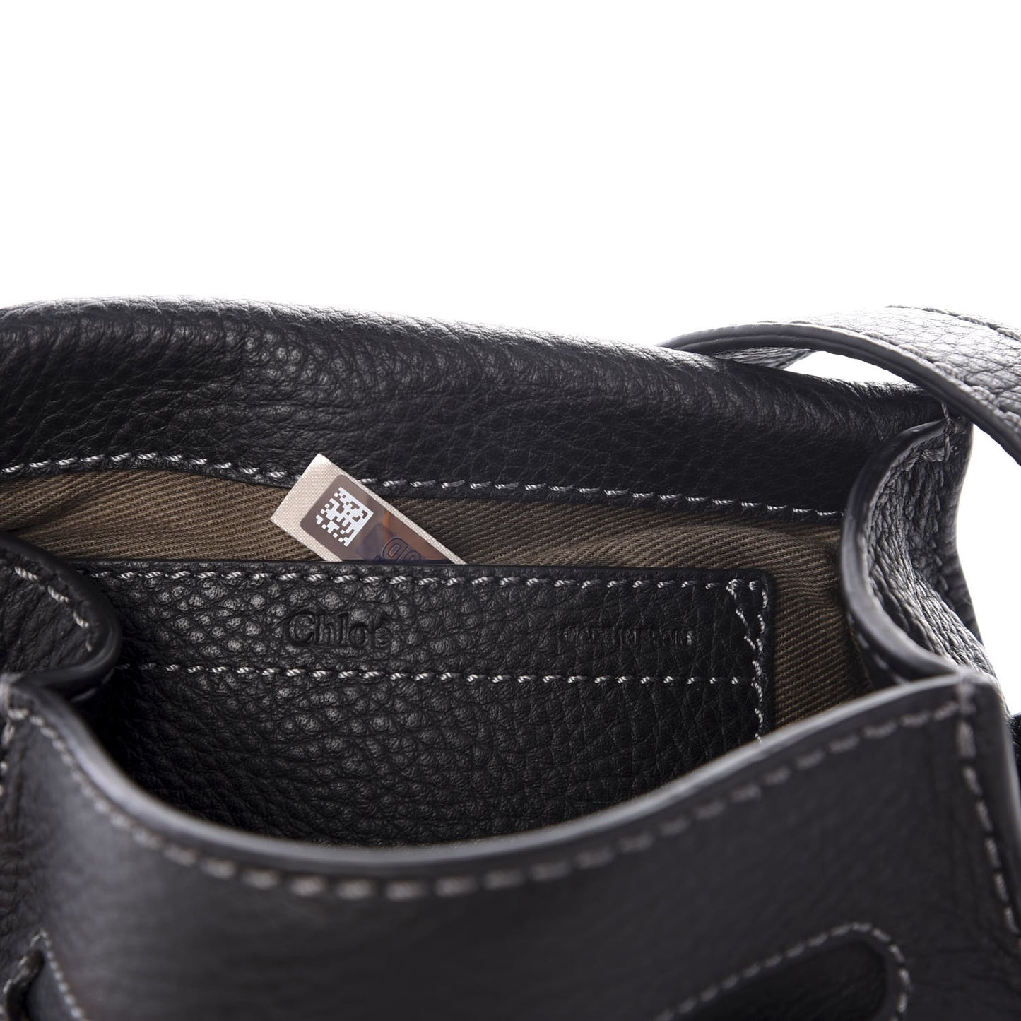 Calfskin Mini Marcie Round Crossbody Bag Black