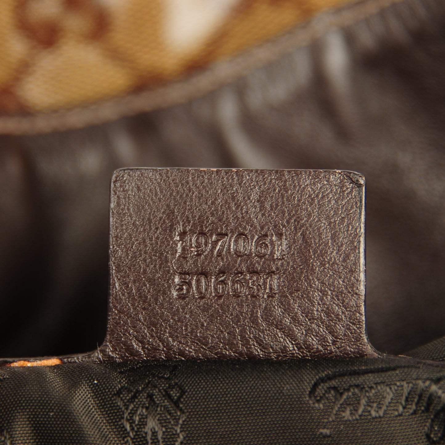 Crystal Monogram Medium Hysteria Tote Brown