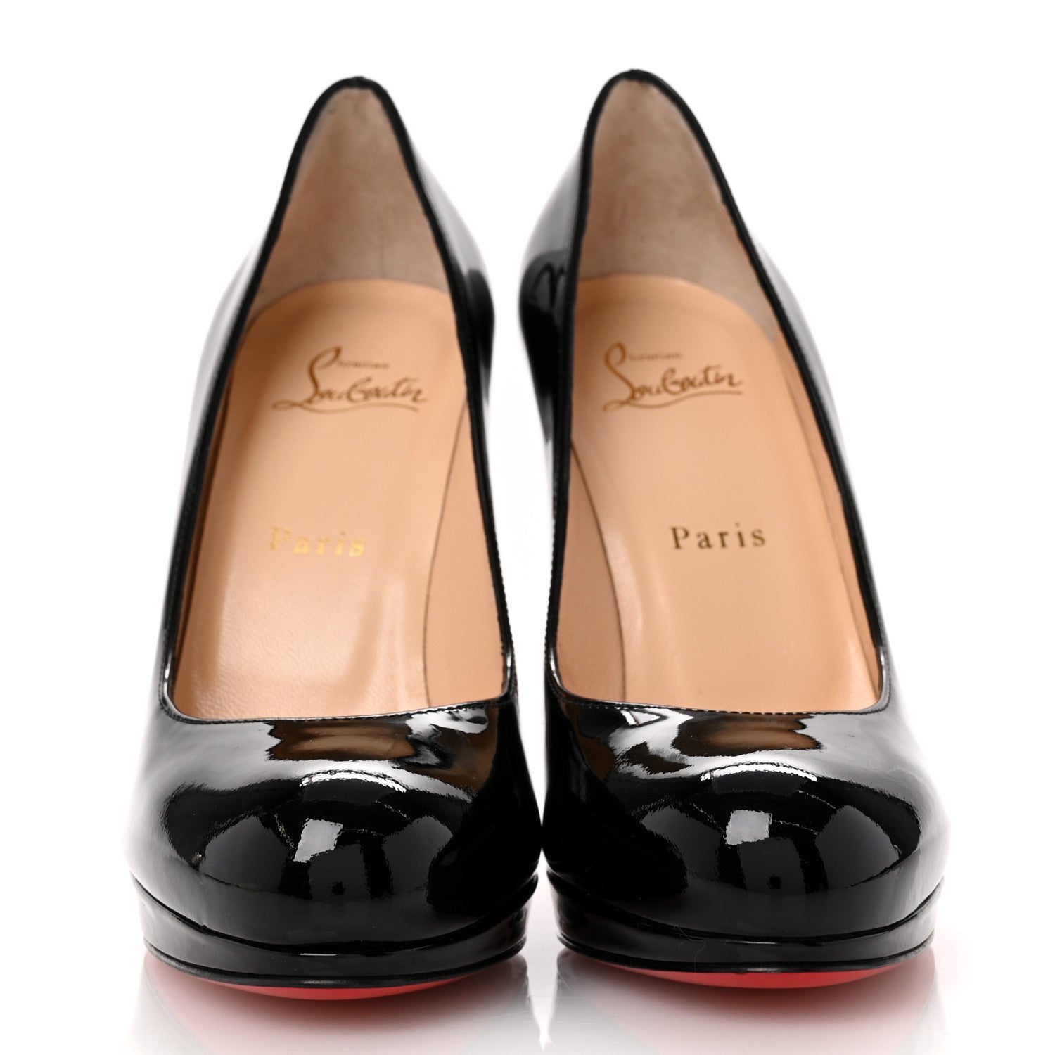 Christian Louboutin Patent New Simple 120 Pumps 38 Black 3 of 9