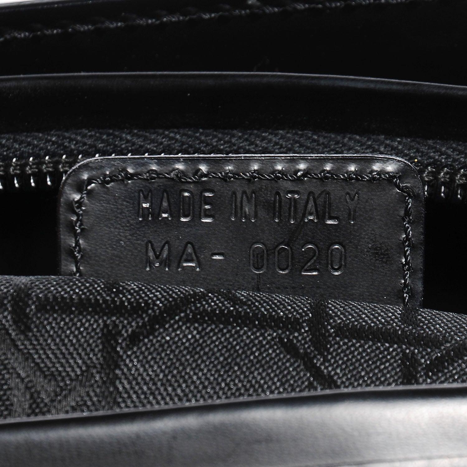 Christian Dior Patent Chrome Beaded Malice Tote Black 8 of 10