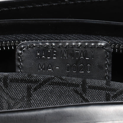 Christian Dior Patent Chrome Beaded Malice Tote Black 8 of 10