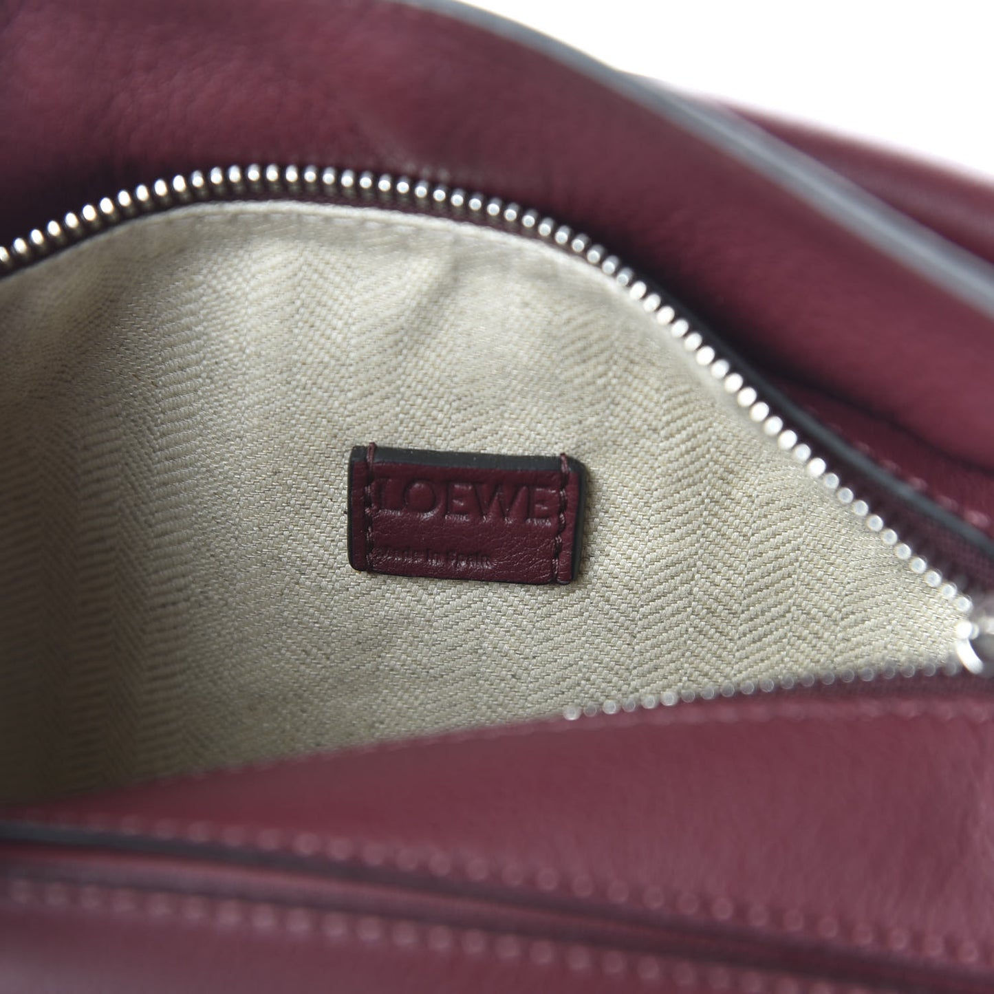 Calfskin Mini Puzzle Bag Wine