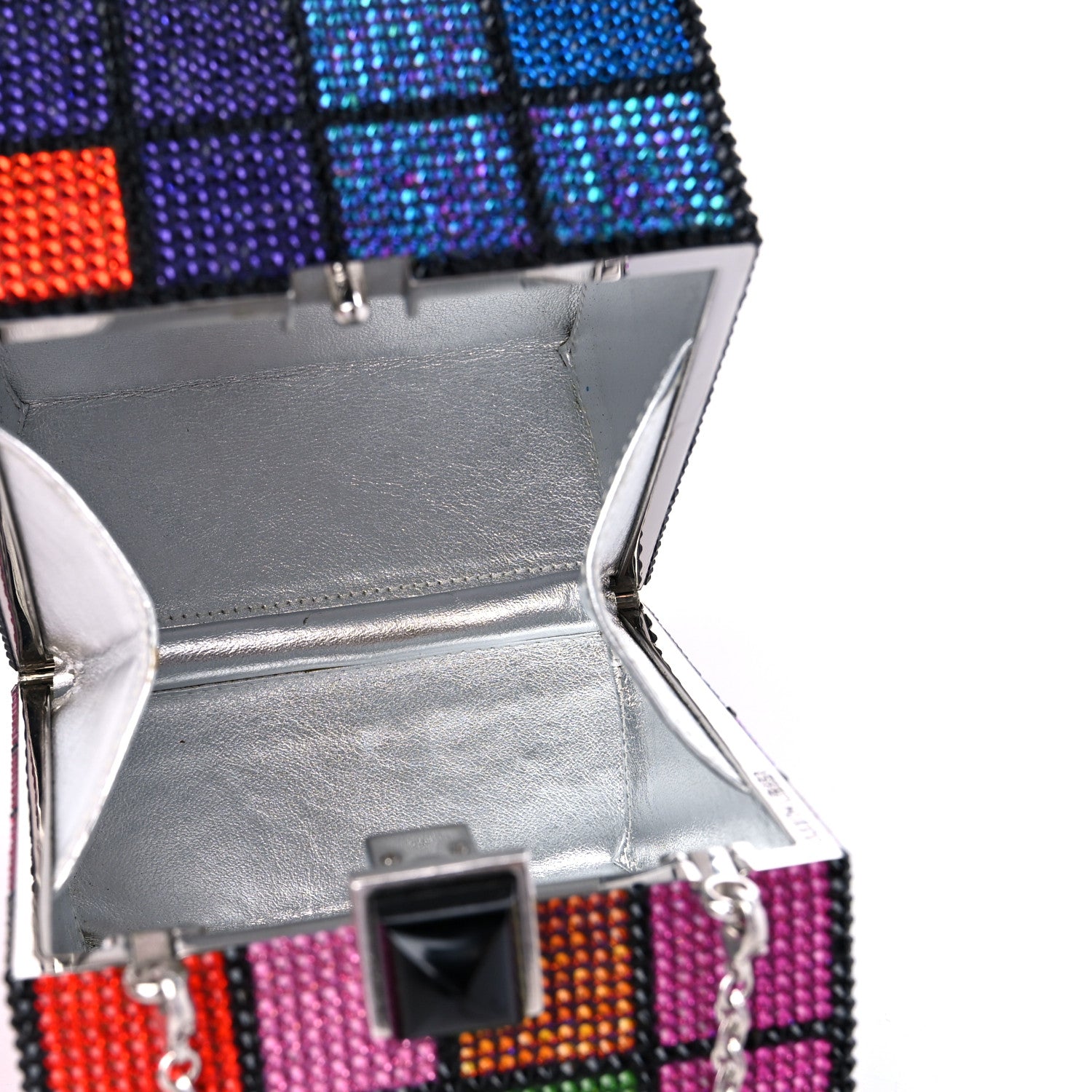 Judith Leiber Crystal Rubix Cube Clutch Multicolor 5 of 9