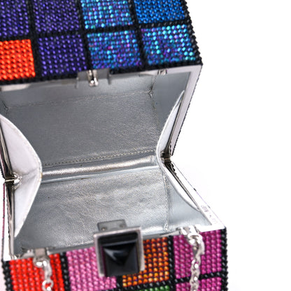 Judith Leiber Crystal Rubix Cube Clutch Multicolor 5 of 9