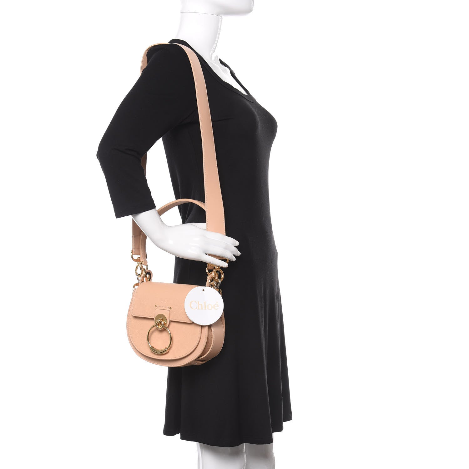 Chloe Grained Lambskin Small Tess Bag Delicate Pink 2 of 9