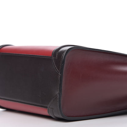 Celine Satin Calfskin Nano Tri-Color Luggage Orchid 7 of 9