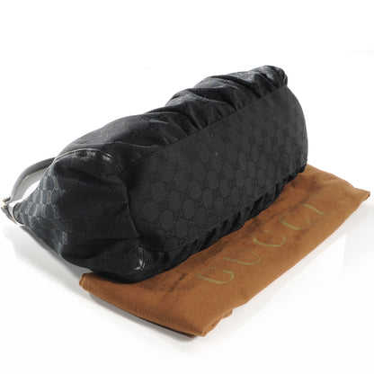 Gucci Monogram D Gold Large Hobo Black 4 of 7