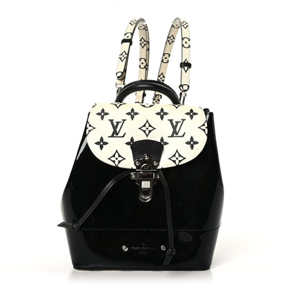 Louis Vuitton Patent Monogram Hot Springs Backpack Black White 1 of 10