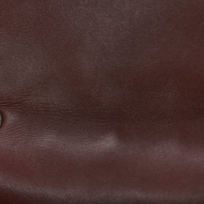 Chanel Lambskin Quilted Large Around Pockets Flap Burgundy 10 of 10