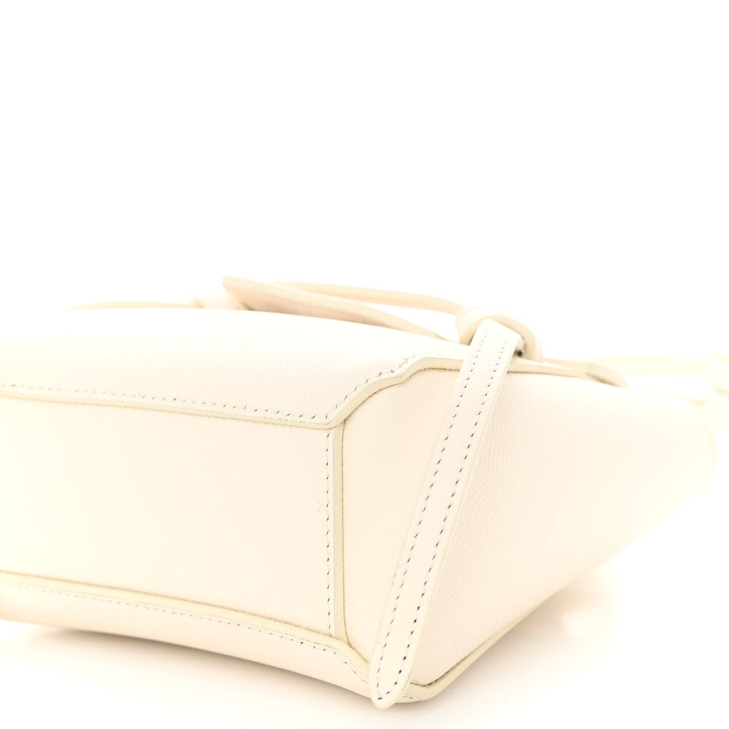 Grained Calfskin Pico Belt Bag Rice