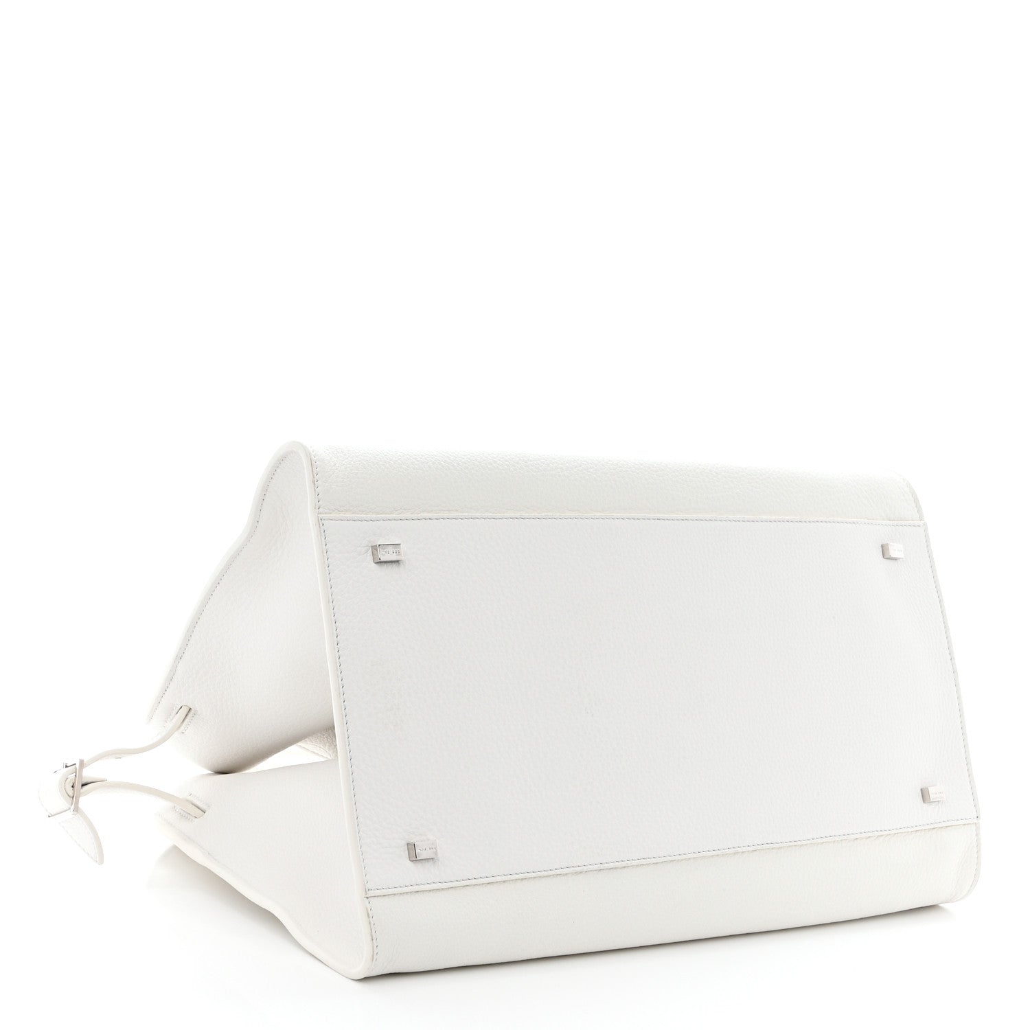 The Row Matte Grained Calfskin Soft Margaux 15 White 4 of 9