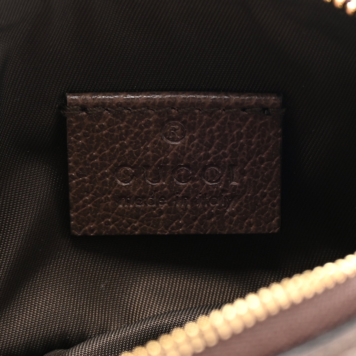 GG Supreme Monogram Web Ophidia Dome Key Pouch Beige New Acero