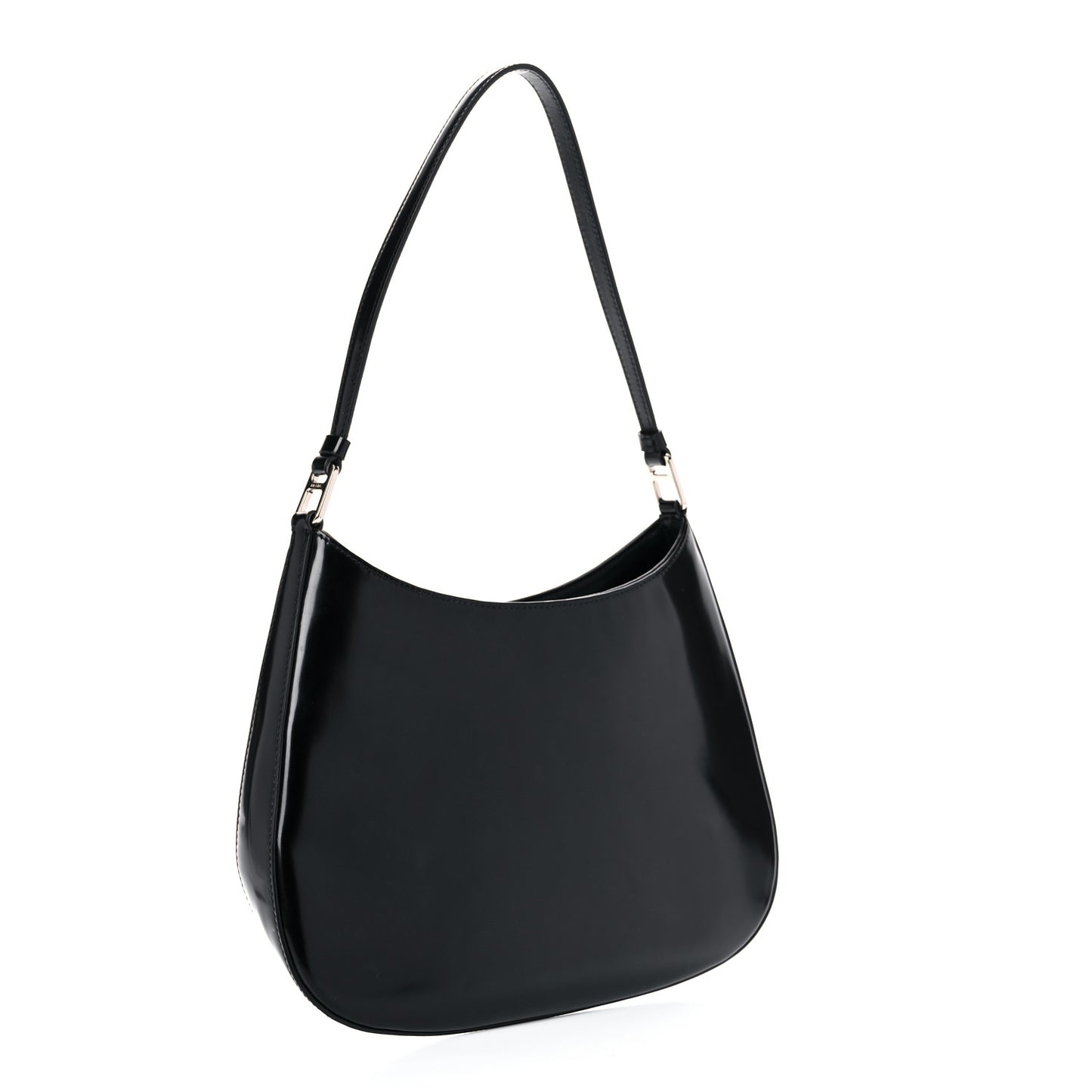 Spazzolato Cleo Shoulder Bag Black