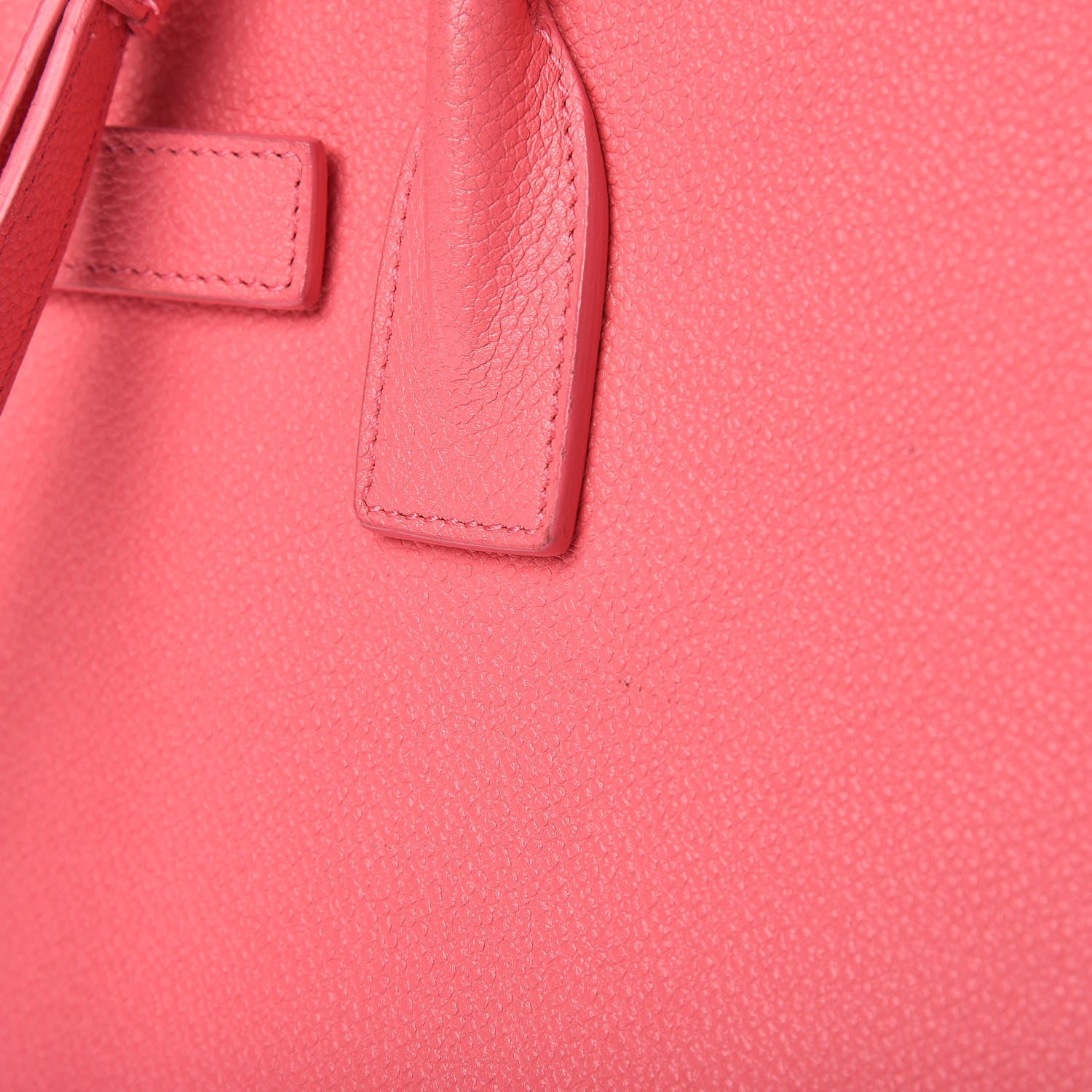 Saint Laurent Grained Calfskin Baby Sac De Jour Rose Clair 10 of 17