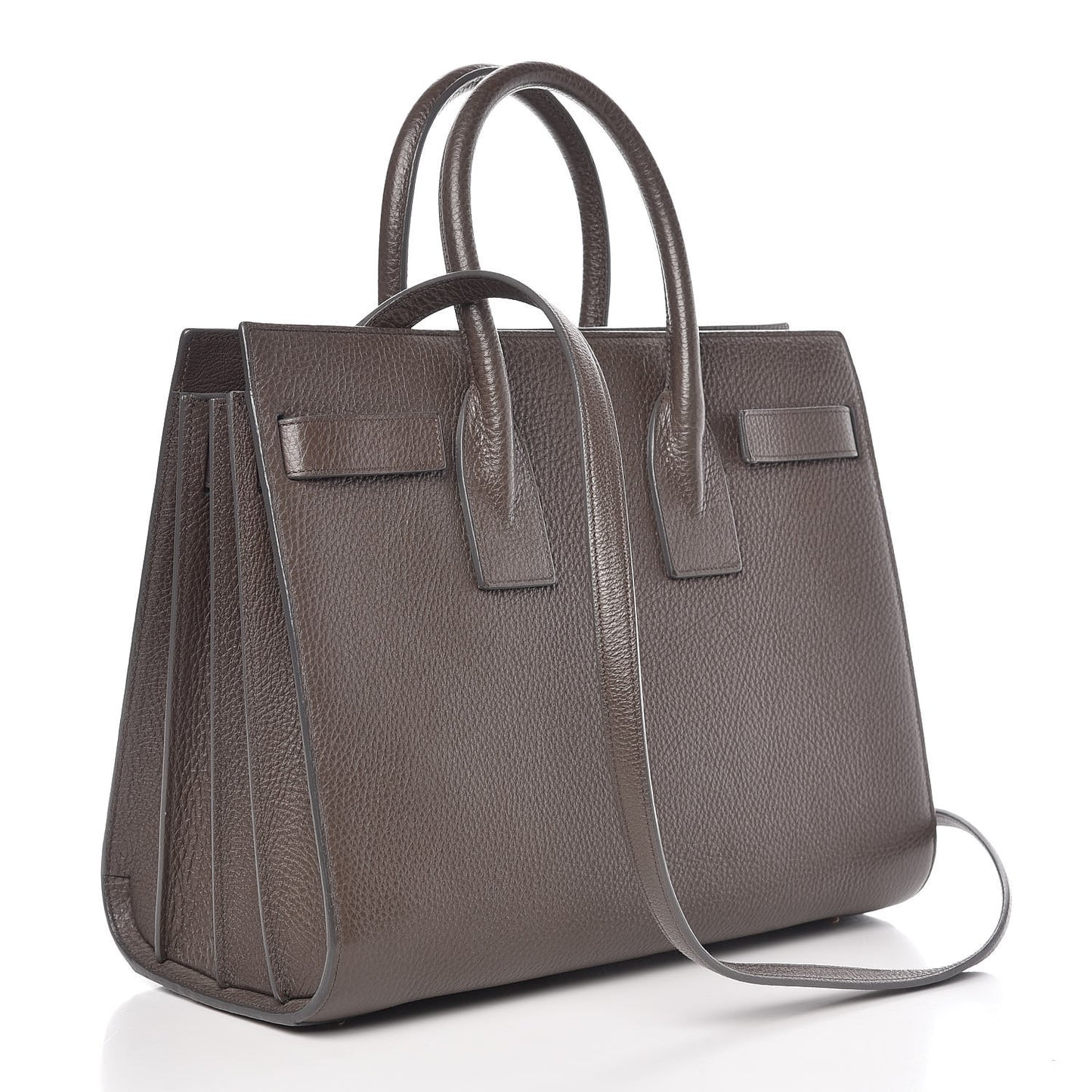 Grained Calfskin Small Sac De Jour Earth