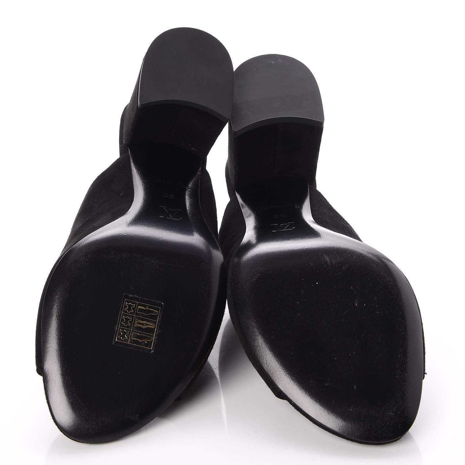 Louis Vuitton Suede Bahiana Mules 38 Black 7 of 8