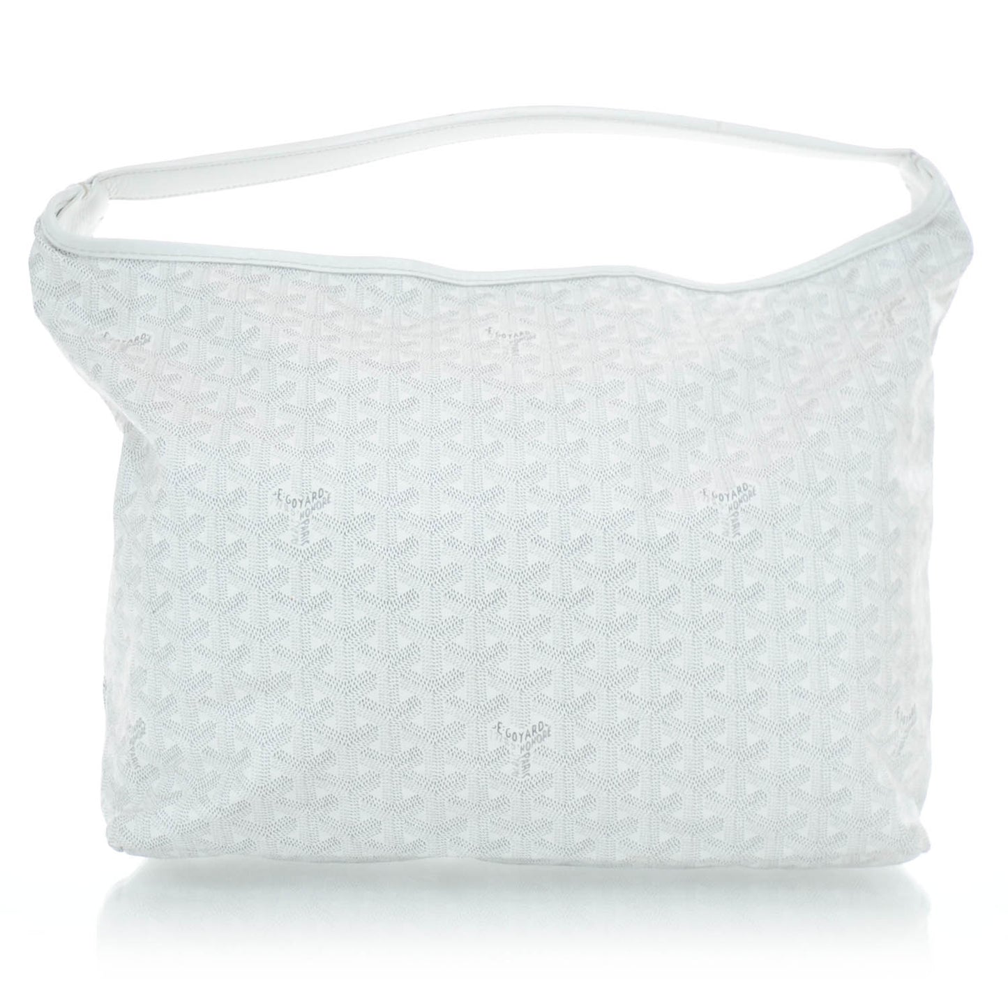 Goyardine Fidji Zip Hobo White