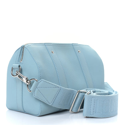 Louis Vuitton Grained Calfskin Aerogram City Keepall Cloud Blue 3 of 9