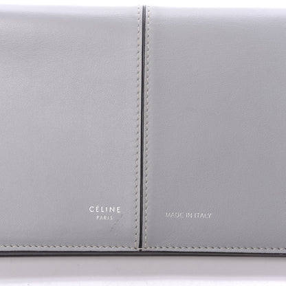 Celine Smooth Calfskin Large Symmetrical Multifunction Wallet Pearl Blue 12 of 12