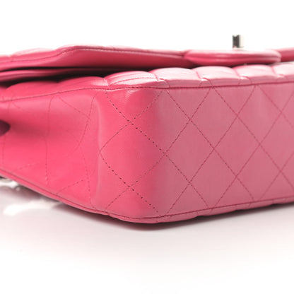 Chanel Lambskin Quilted Medium Double Flap Fuchsia 9 of 19