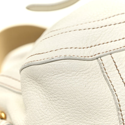 Prada Cervo Antik Shopping Satchel White 12 of 23