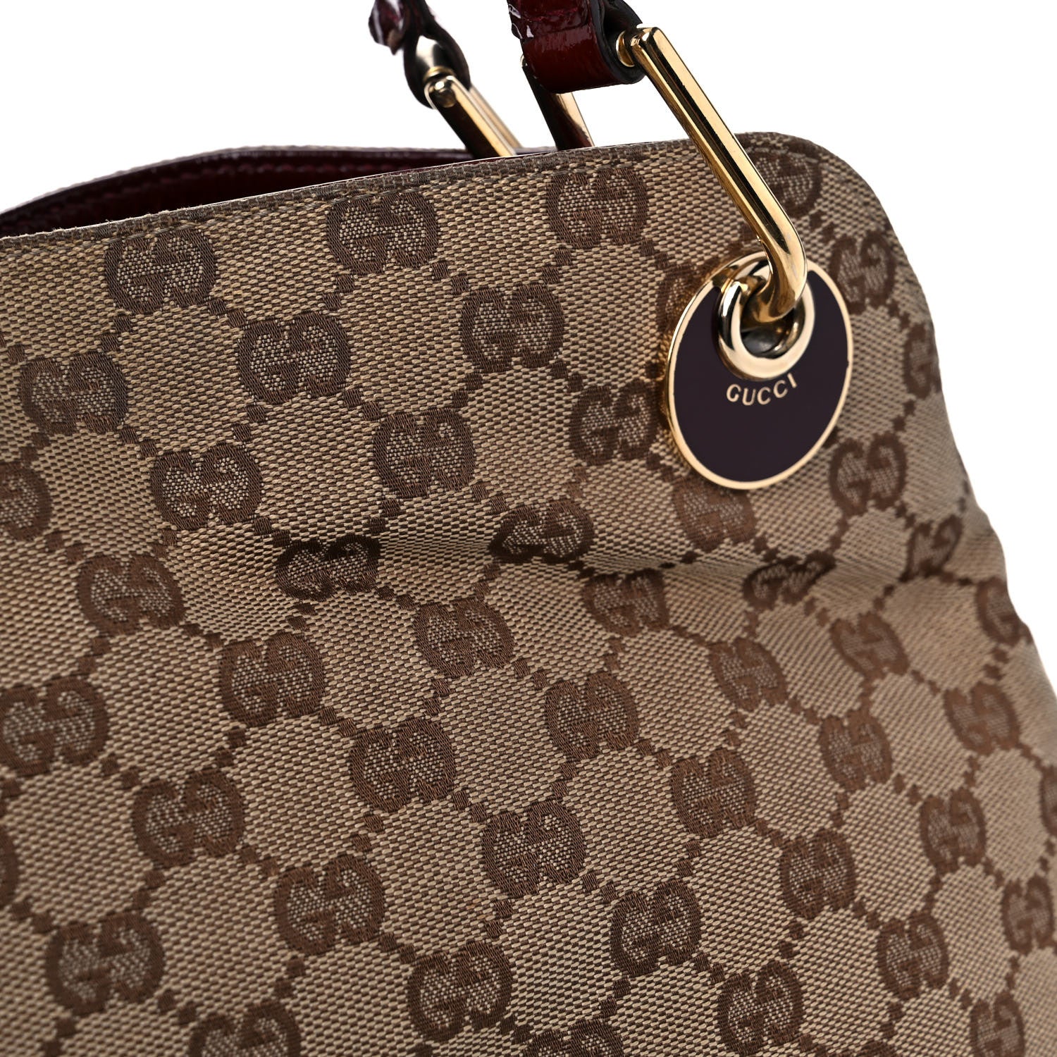 Gucci Monogram Medium Eclipse Shoulder Bag Red 17 of 30