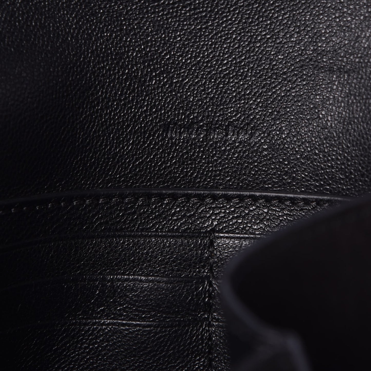 Suede Calfskin Clutch on Chain Black