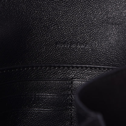 Celine Suede Calfskin Clutch on Chain Black 7 of 7