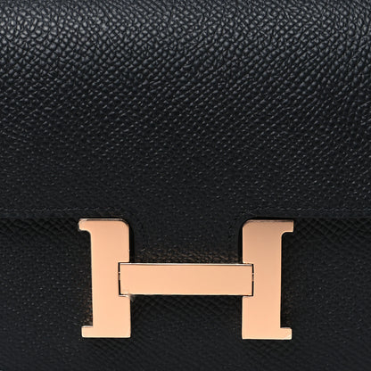 Hermes Epsom Constance Slim Wallet Black 9 of 11