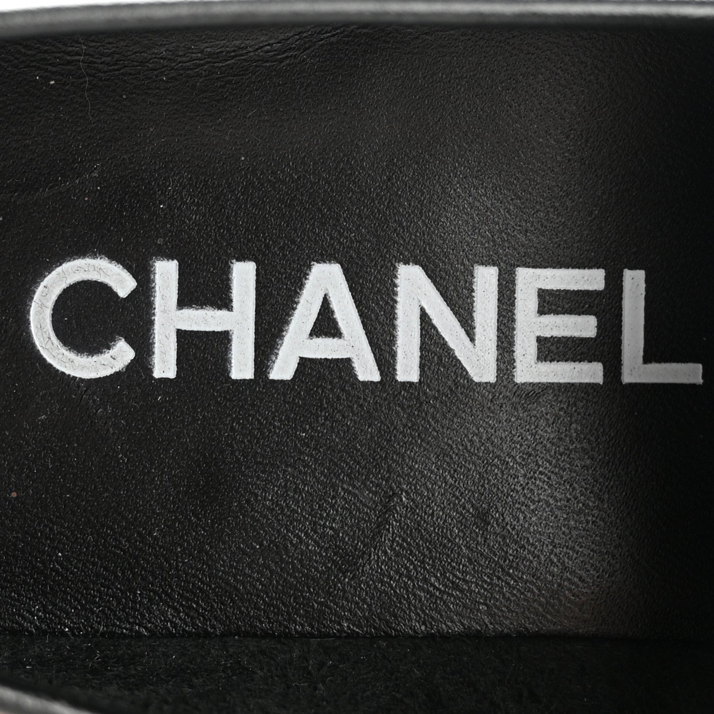 Chanel Calfskin CC Platform Loafers 37 Black 8 of 13