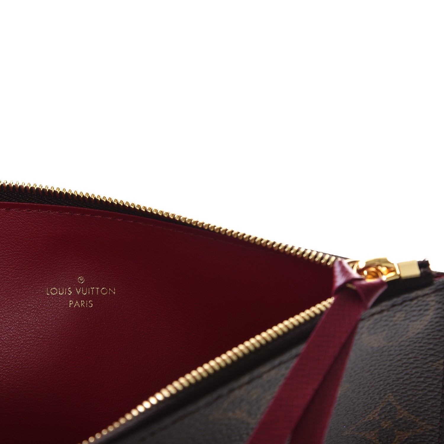 Louis Vuitton Monogram Pochette Felicie Chain Wallet Fuchsia 13 of 15