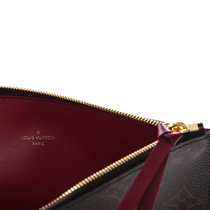 Louis Vuitton Monogram Pochette Felicie Chain Wallet Fuchsia 13 of 15