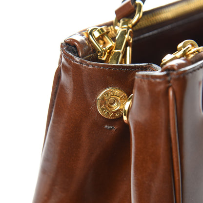 Prada Spazzolato Medium Galleria Double Zip Tote Tabacco Fume 8 of 18