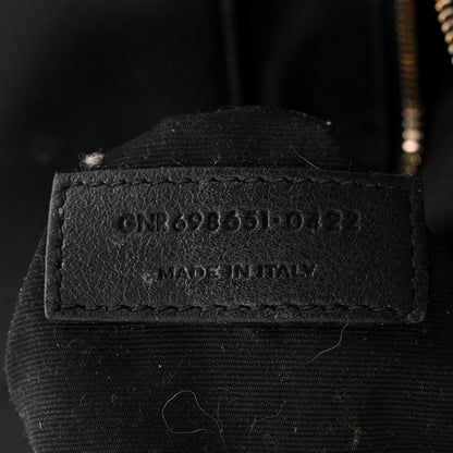 Saint Laurent Lambskin Quilted Maxi Icare Shopping Tote Black 7 of 12