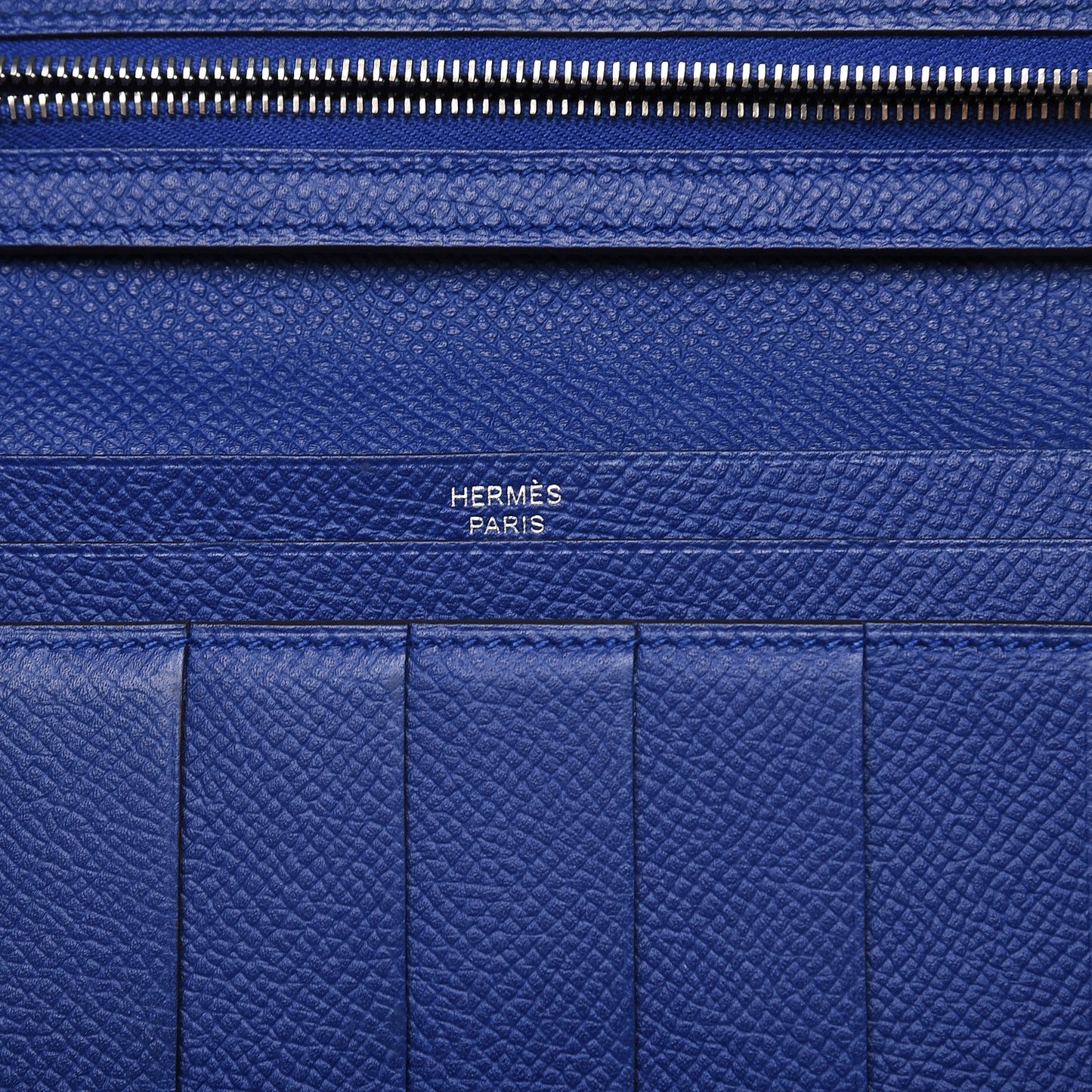 Epsom Bearn Gusset Wallet Bleu Saphir