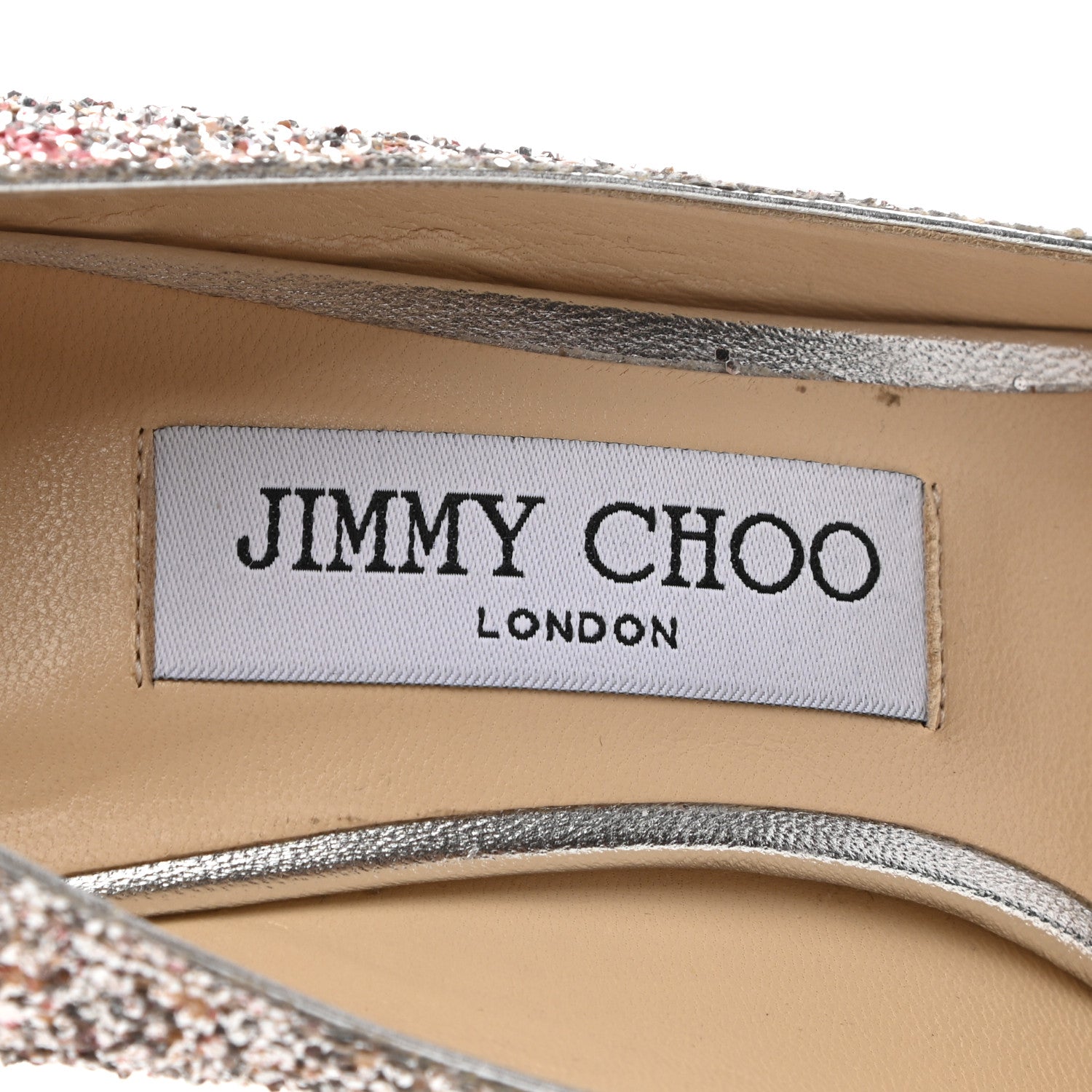 Jimmy Choo Glitter Pointy Toe Romy 60 Pumps 37.5 Viola Mix 7 of 8