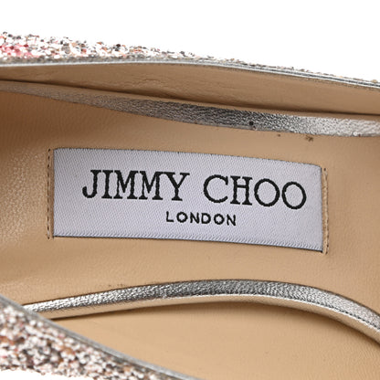 Jimmy Choo Glitter Pointy Toe Romy 60 Pumps 37.5 Viola Mix 7 of 8
