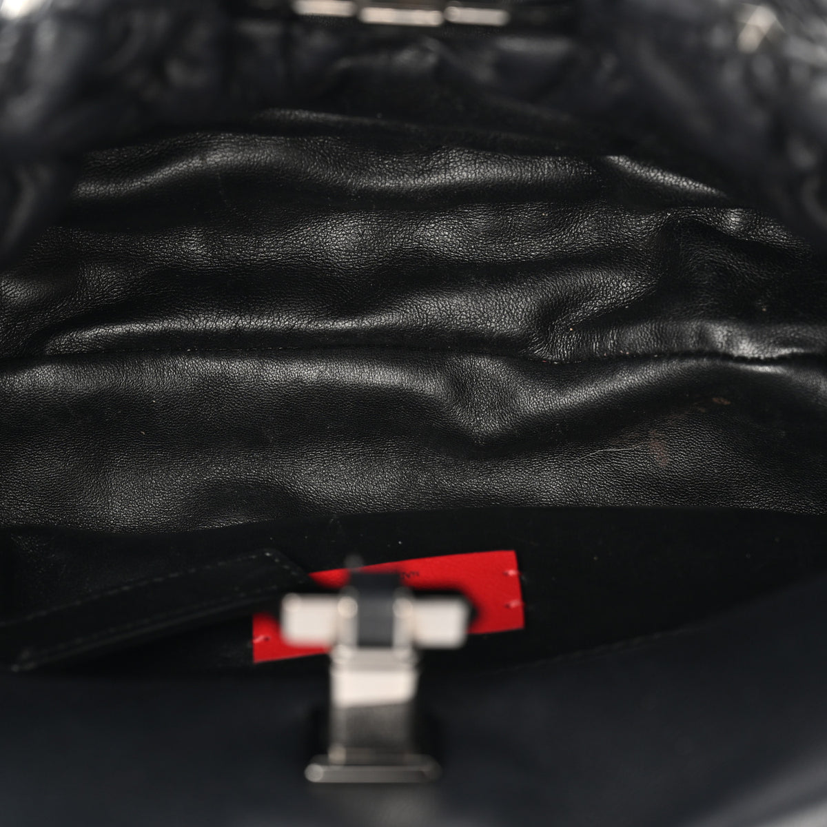 Valentino Garavani Nappa Spikeme Clutch Black 5 of 10