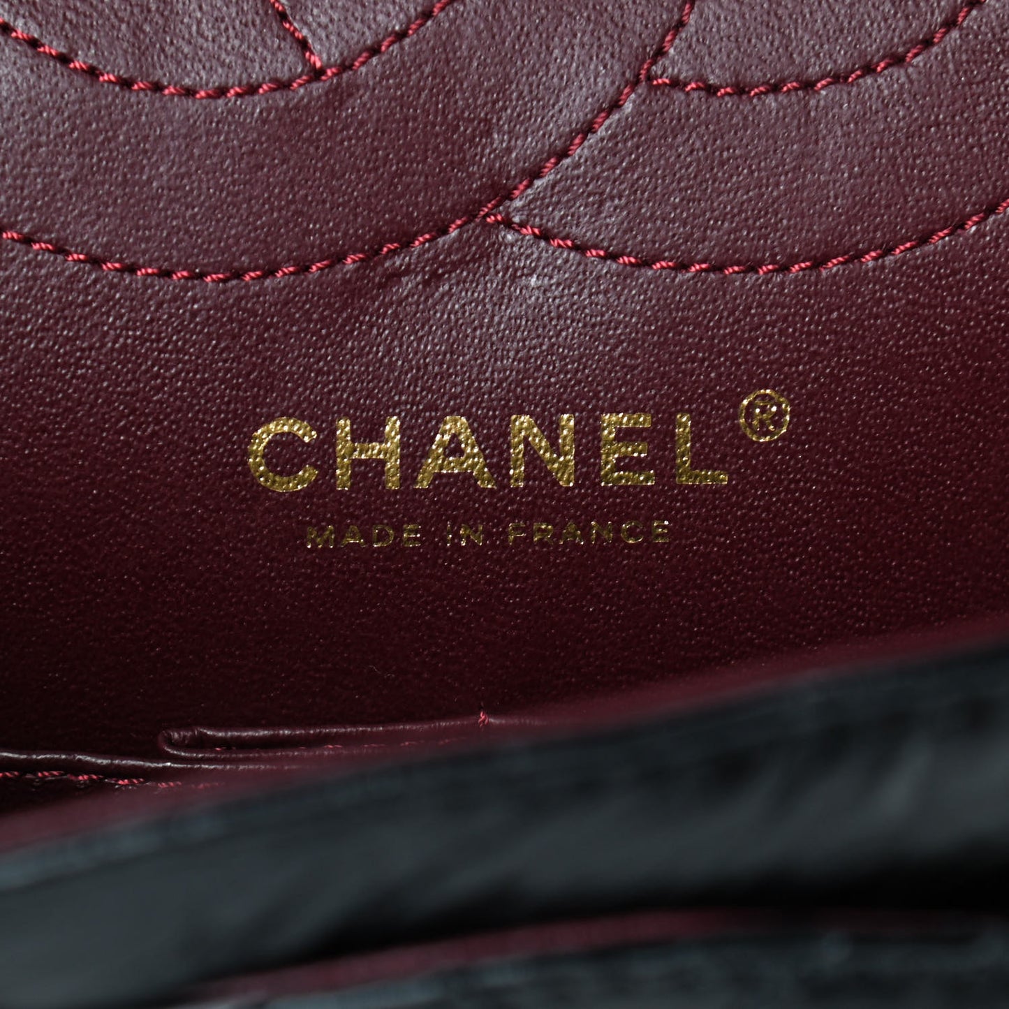 Aged Calfskin Quilted 2.55 Reissue 225 Flap Black