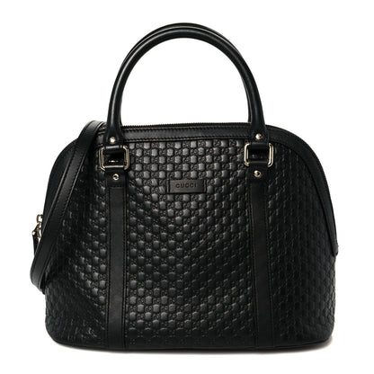 Gucci Microguccissima Medium Dome Bag Black 1 of 11