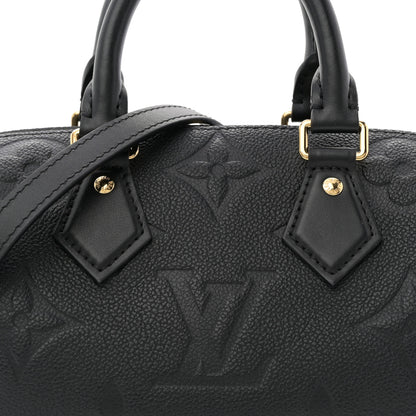 Louis Vuitton Empreinte Monogram Giant Speedy Bandouliere 20 Black 7 of 12