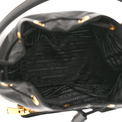 Prada Re-Nylon Duet Drawstring Shoulder Bag Black 5 of 9